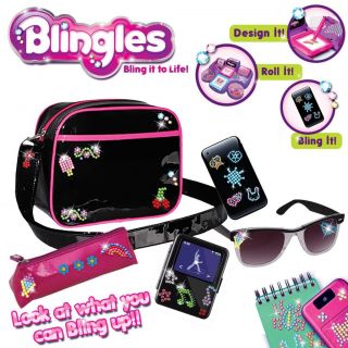Blingles Accessory Pack 250 Sticker Jewel Gems Craft Kit Bling Frame 