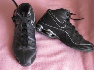 Black Nike Flight Zoom Air Basketball Athletic Shoes 7 5 Super Nice 
