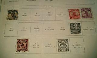 1898 to 1930s China 66 Stamps Japan Offices in China on Album Pages 