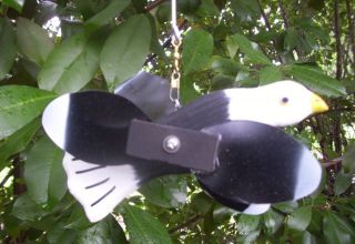 Black Eagle Mini Whirligigs Whirly Gig Windmill Yard Art