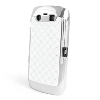   Design Diamante Bling Case Cover For BlackBerry Torch 9860   White