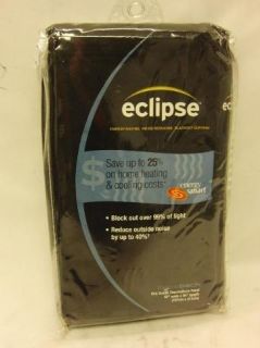 Eclipse Suede Thermaback Energy Saving Blackout Curtain 42 w x 84 L 