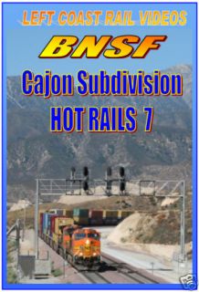 Train Railroad DVD BNSF Cajon Sub Hot Rails 7 New