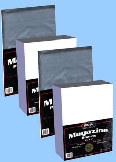 bcw magazine bags boards resealable 200 of each