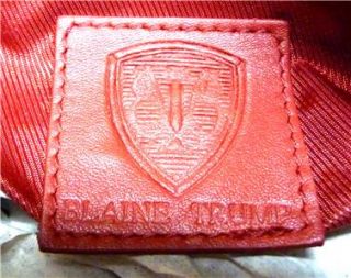 blaine trump new handbag purse w tag body 65 % wool