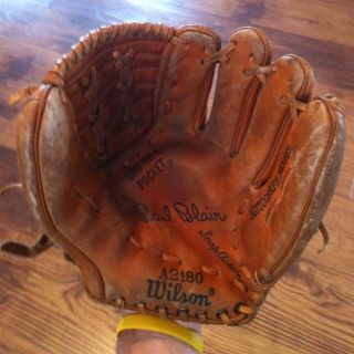 Paul Blair Vintage Wilson Leather Baseball Glove A2180