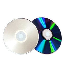 100 16x Blank DVD R Silver Inkjet Hub Printable Disc