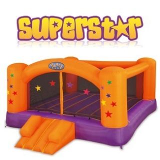 NEW SALE Blast Zone Superstar Inflatable Bouncer Bounce House, up to 5 