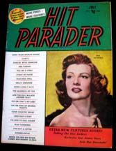 Lot 3 Hit Parader Collector Music Magazine Rita Hayworth Ginger Rogers 