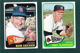  1965 Topps 519 Bob Uecker Cardinals Mint