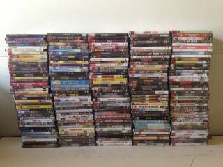 Lot of 150 DVDs Blockbuster Titles Oscar Winning Movies