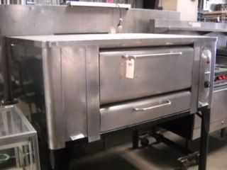 BLODGETT 60 Single Deck Gas Pizza Oven on Stand   Model 1000 