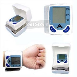 Promotion Wrist Cuff LCD Digital Blood Pressure Pulse Monitor Start at 