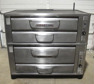 Blodgett Double Stack Deck Oven, Gas, Pizza,Baking and Roasting Oven 