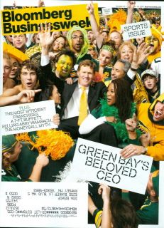 2011 Bloomberg BUSINESSWEEK Magazine Mark Murphy Green Bay Packers CEO 