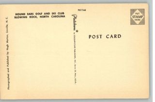 Postcard Hound Ears Golf Ski Club Blowing Rock NC