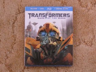 TRANSFORMERS DARK OF THE MOON Blu ray DVD Exclusive 2 Disc Set Digital 