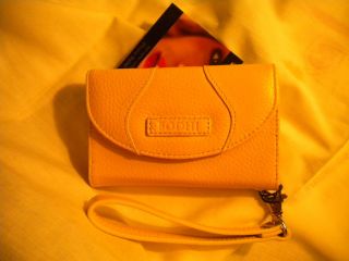 Bodhi Yellow Italian Leather iPhone Wallet Wristlet $98