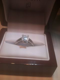 Blue Nile Solitaire Diamond Engagement Ring