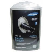 New Samsung Bluetooth Headset with Retail Package HM1100 Black