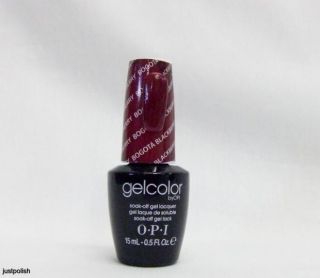 OPI GelColor Soak off Nail Polish Gel Color Bogota Blackberry