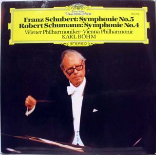 Bohm Schubert Sym No 5 Schumann Sym No 4 LP M Germany