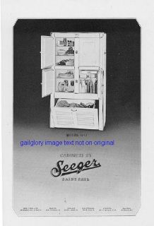 1928 GE Frigidaire Seeger and Bohn 5 Vintage Modern Refrigerator Print 