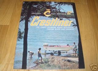  1962 Crestliner Boat Sales Brochure