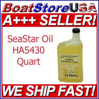 Seastar Hydraulic Steering Oil HA5430 One Quart