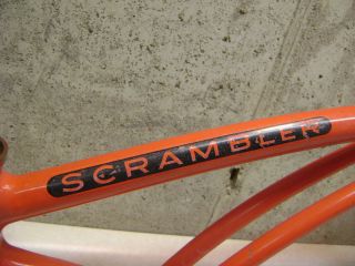 Schwinn Scrambler BMX 20 Bike Bicycle Frame June 1975 Original BMX
