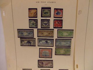 US Air Mail Stamp Bob Collection Scott SC C1 C2 C3 C4 C5 C6 C7 etc CV$ 