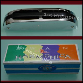   Harmonica Blues Diatonic Harps Key of C do Boat Shape in Silver