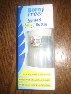 New Born Free Glass Baby Bottle 9 oz Bornfree Infant