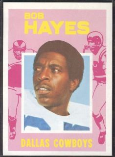 1971 Topps Vault Proof Poster Bob Hayes Dallas Cowboys