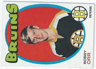 Bobby Orr Vintage 1971 72 Topps 100 Boston Bruins BV $50
