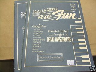 Lot 2 Scales Chords Are Fun Books Book Two New