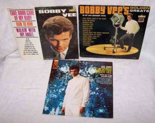 Lot of 3 Bobby Vee Records Liberty Records LRP3211 3245