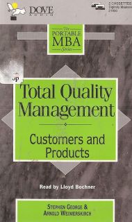 Total Quality Management Customers Product Audiobook 0787114499