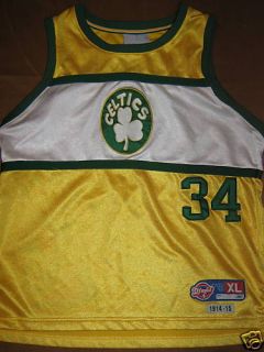 Boston Celtics 34 Paul Pierce Kids x Large