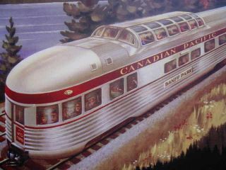 1955 Canadian Pacific Railway Canada Scenic Dome Poster