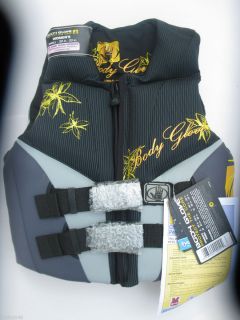 Body Glove Womens Ladies Neoprene Ski Life Jacket Vest PFD Size Med 33 