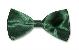   Forest Hunter Green Color Mens Bow Tie for Tuxedo or Suit