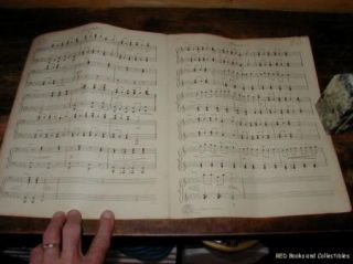 Lombre de Bois Vintage Hand Written Sheet Music Arnold Le Bonde 1926 