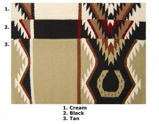 NZ Wool Horse Saddle Blanket Lucky Horseshoe TN 34 x 36