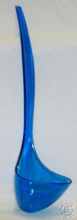 Blue Indiana Plastic Punch Bowl Punchbowl Ladle Dipper