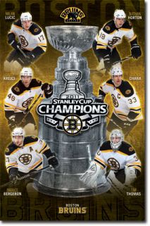 2011 stanley cup boston bruins champions poster 4112