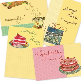 Boxed Cards Birthday Whimsical Greetings Box of 12 3 Cards of 4 