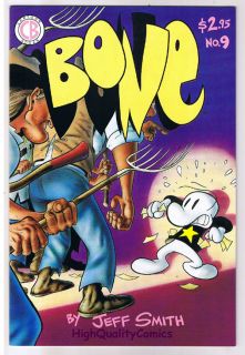 Bone 9 Jeff Smith 1st Cartoon Books 1993 NM