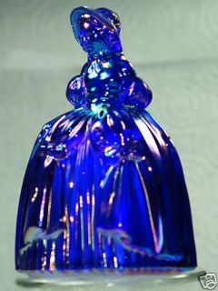 Boyd Glass Marguerite Doll Cobalt Blue Carnival