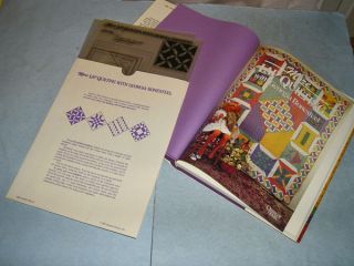 Lot of 7 Quilt Pattern Books Applique Hoop Patches Garden Lap Small 